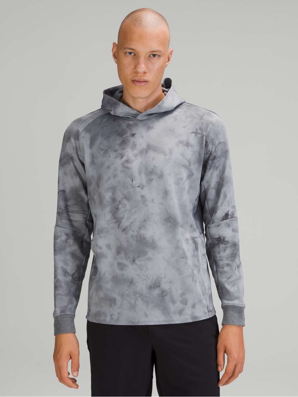 Lululemon Men's Lululemon Textured Tech Hoodie Grey Size Small
